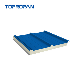 Panel s&aacute;ndwich de techo de 3 costillas PU/PUR/PIR1